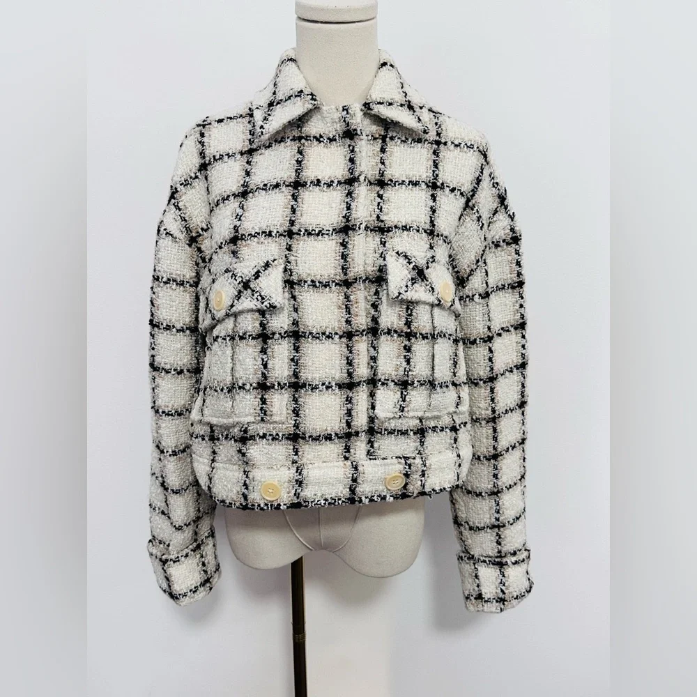 Anine Bing Adriana Plaid Jacket - Picture 4 of 12